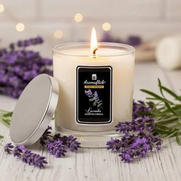 Aromatlich Lavender Bliss Soy Candle 200g